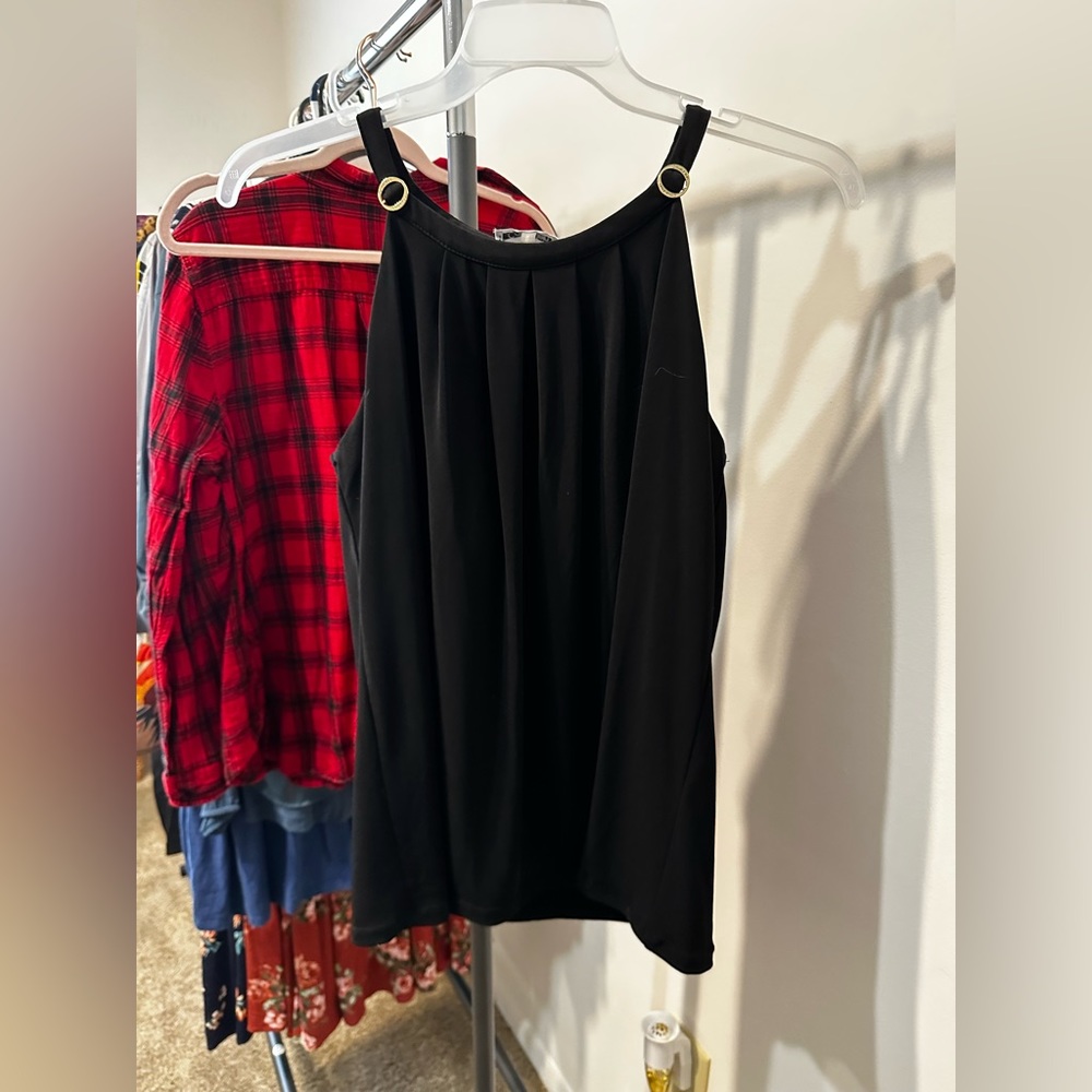 Black Calvin Klein halter top